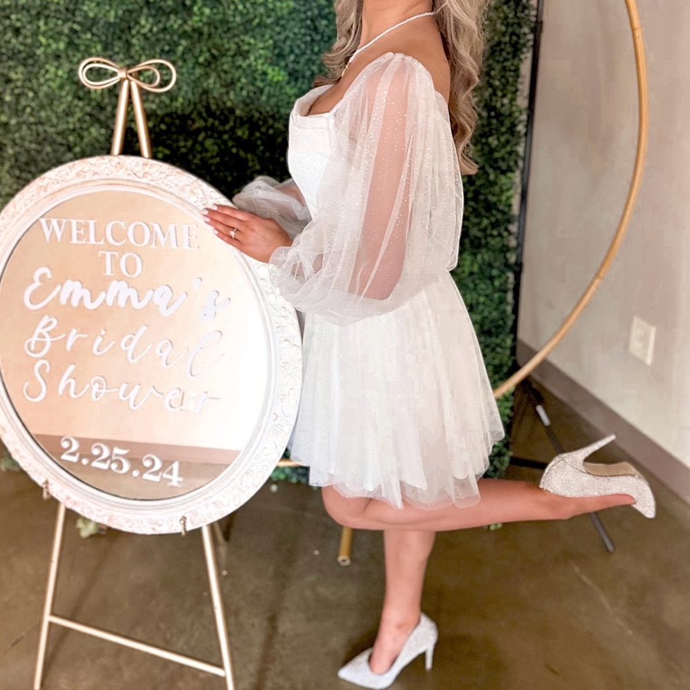 Bridal dress (shower, rehearsal, bachelorette)